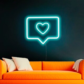 Foto 1 | Letrero Neon Corazón Ultra Brillo Acrilico Grueso Premium