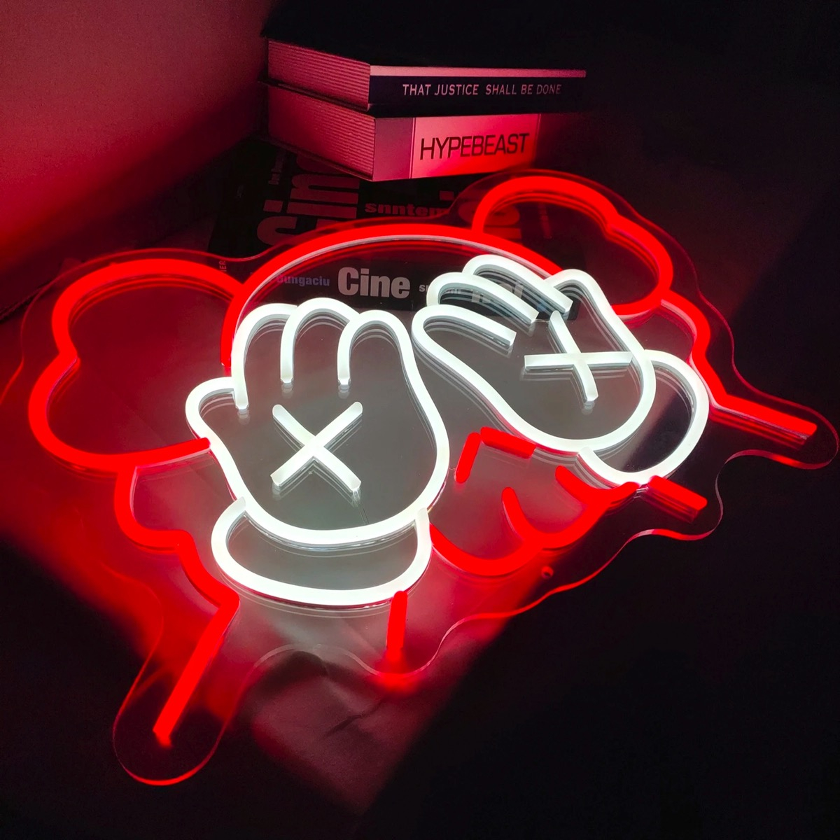 Foto 3 pulgar | Letrero Neon Kaws Hypebeast con Control y Acrílico Grueso