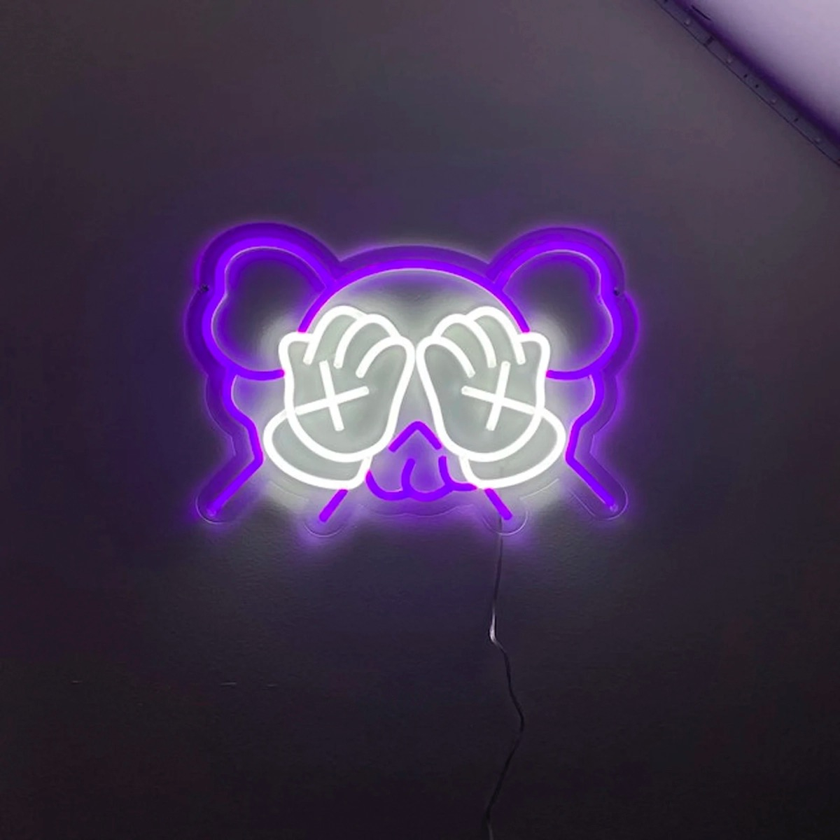 Foto 1 | Letrero de Neón Kaws Hypebeast con Control Acrílico Grueso Ultra Brillante