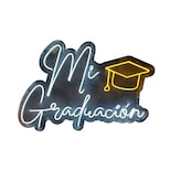 Letrero Led Neón Mi Graduación Luminoso Decorativo Fiesta