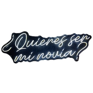 Foto 1 | Letrero LED Neón "¿Quieres Ser Mi Novia?" 120x45cm