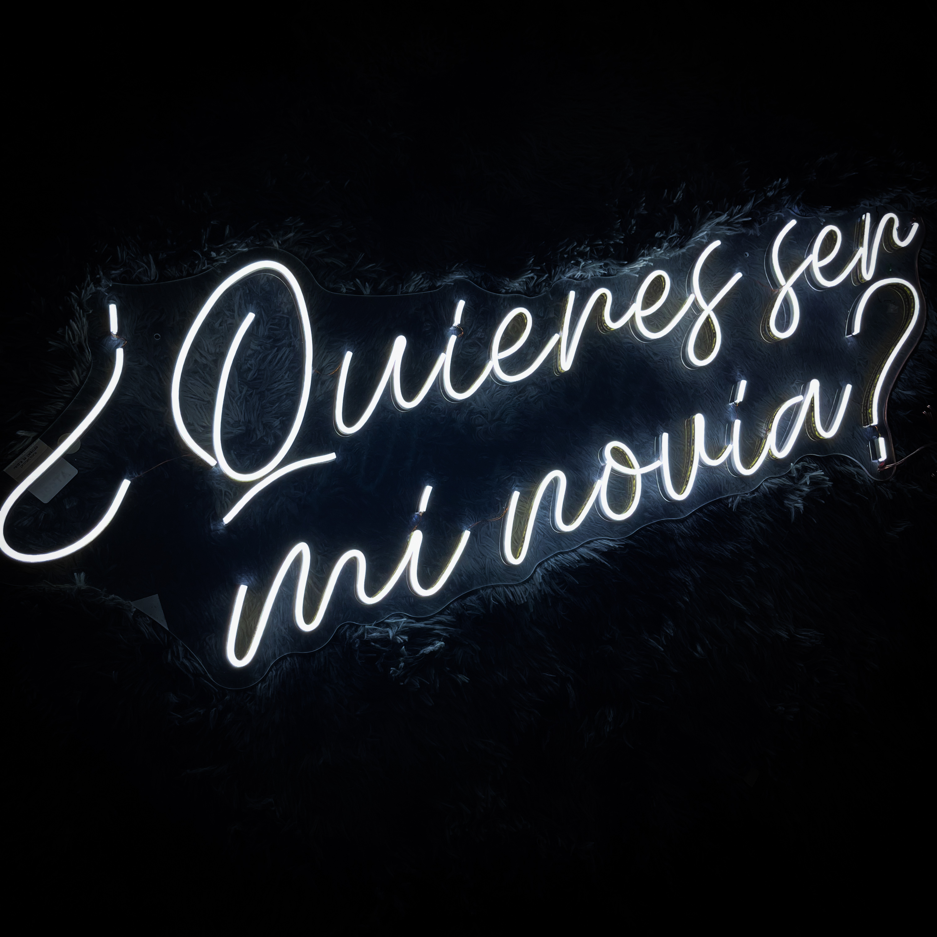 Foto 3 pulgar | Letrero LED Neón "¿Quieres Ser Mi Novia?" 120x45cm