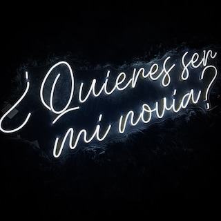 Foto 2 | Letrero LED Neón "¿Quieres Ser Mi Novia?" 120x45cm