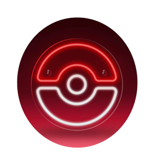 Foto 1 | Letrero de Neón Pokémon Pokébola para Decoración 25 cm