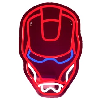 Foto 1 | Letrero Luminoso Neón de Iron Man
