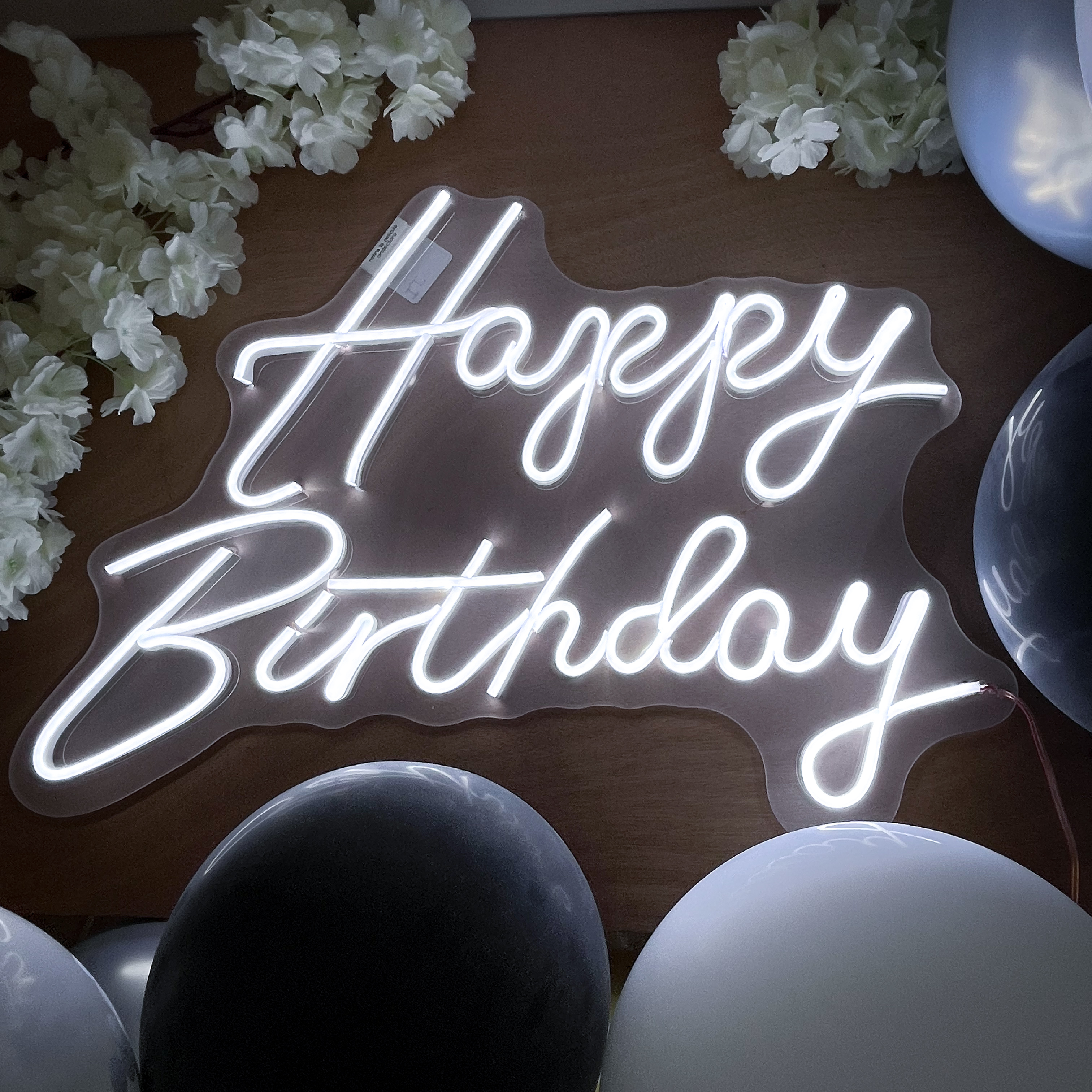 Foto 4 pulgar | Letrero Led Neon Happy Birthday Decorativo