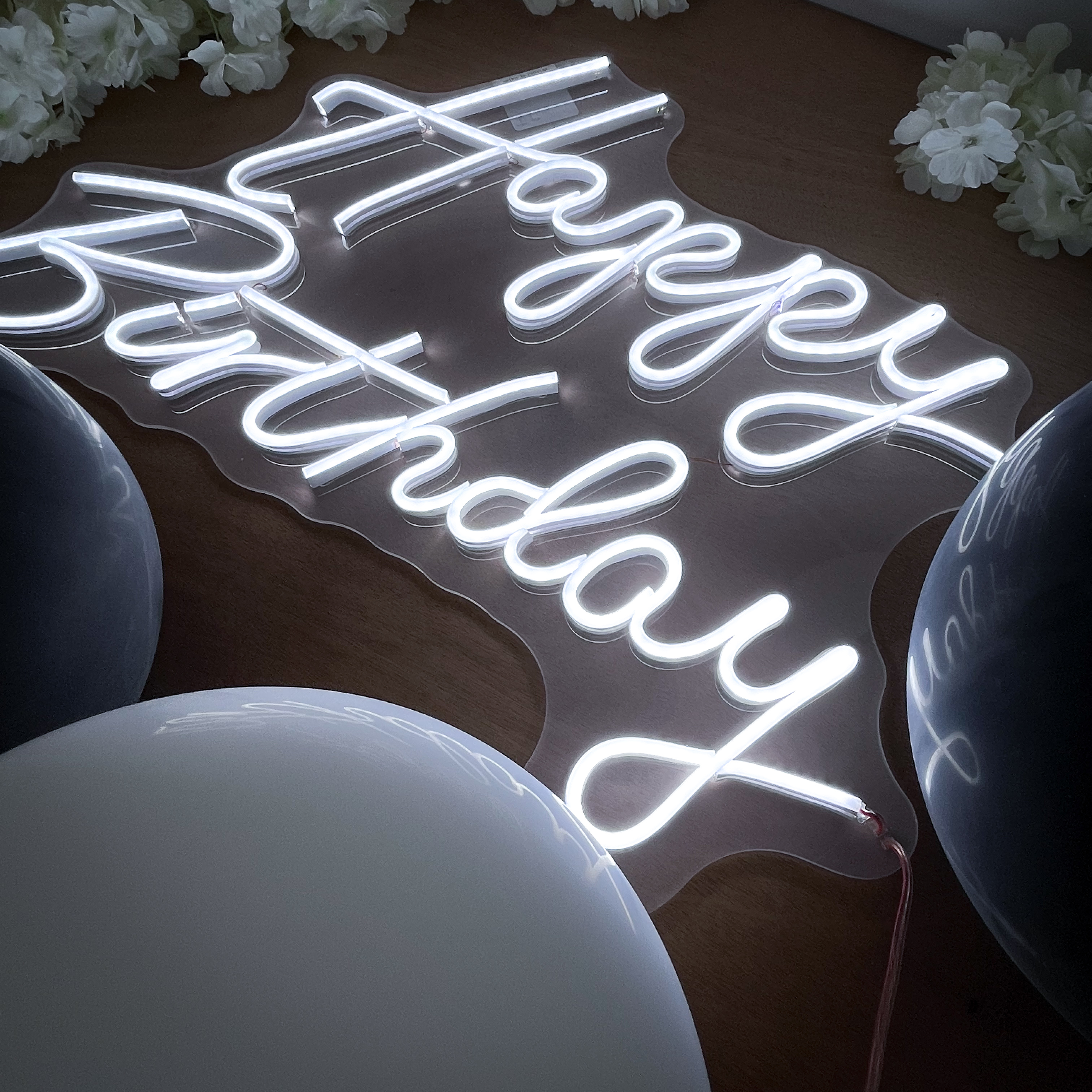 Foto 5 pulgar | Letrero Led Neon Happy Birthday Decorativo
