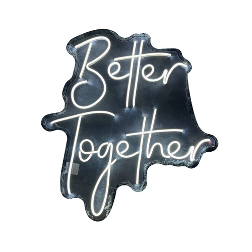 Foto 2 pulgar | Letreros Led Neón Better Together  Boda Luminoso Decorativo