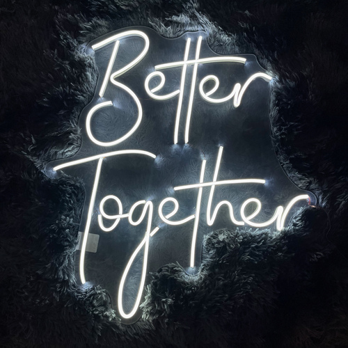 Foto 3 pulgar | Letreros Led Neón Better Together  Boda Luminoso Decorativo
