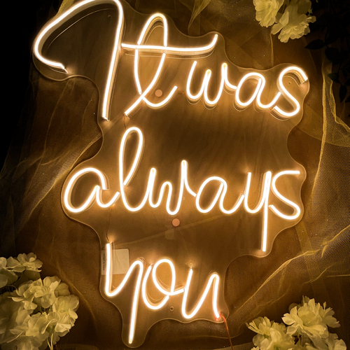 Foto 4 | Letrero Led Neón It Was Always You Boda Decorativa  Luminoso