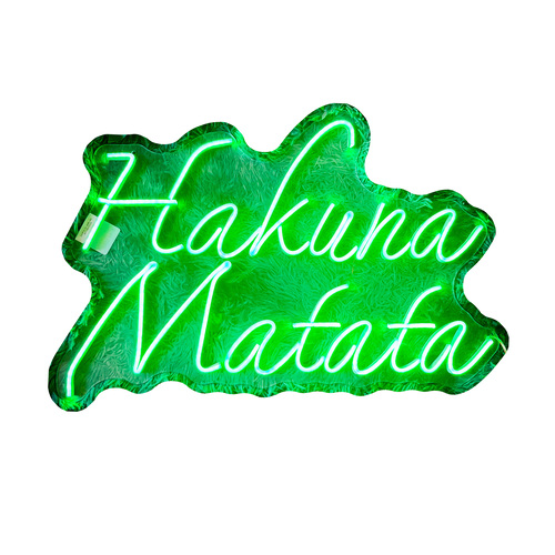 Foto 2 pulgar | Letrero Led Neón Hakuna Matata Luminoso Decorativo