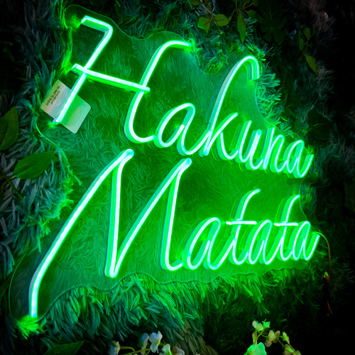 Foto 4 pulgar | Letrero Led Neón Hakuna Matata Luminoso Decorativo