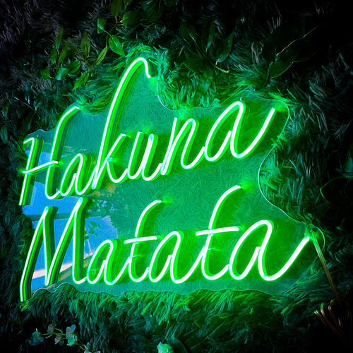 Foto 5 pulgar | Letrero Led Neón Hakuna Matata Luminoso Decorativo