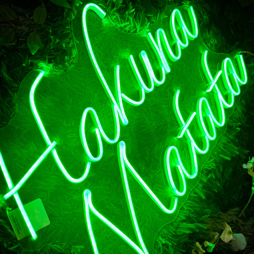 Foto 6 pulgar | Letrero Led Neón Hakuna Matata Luminoso Decorativo