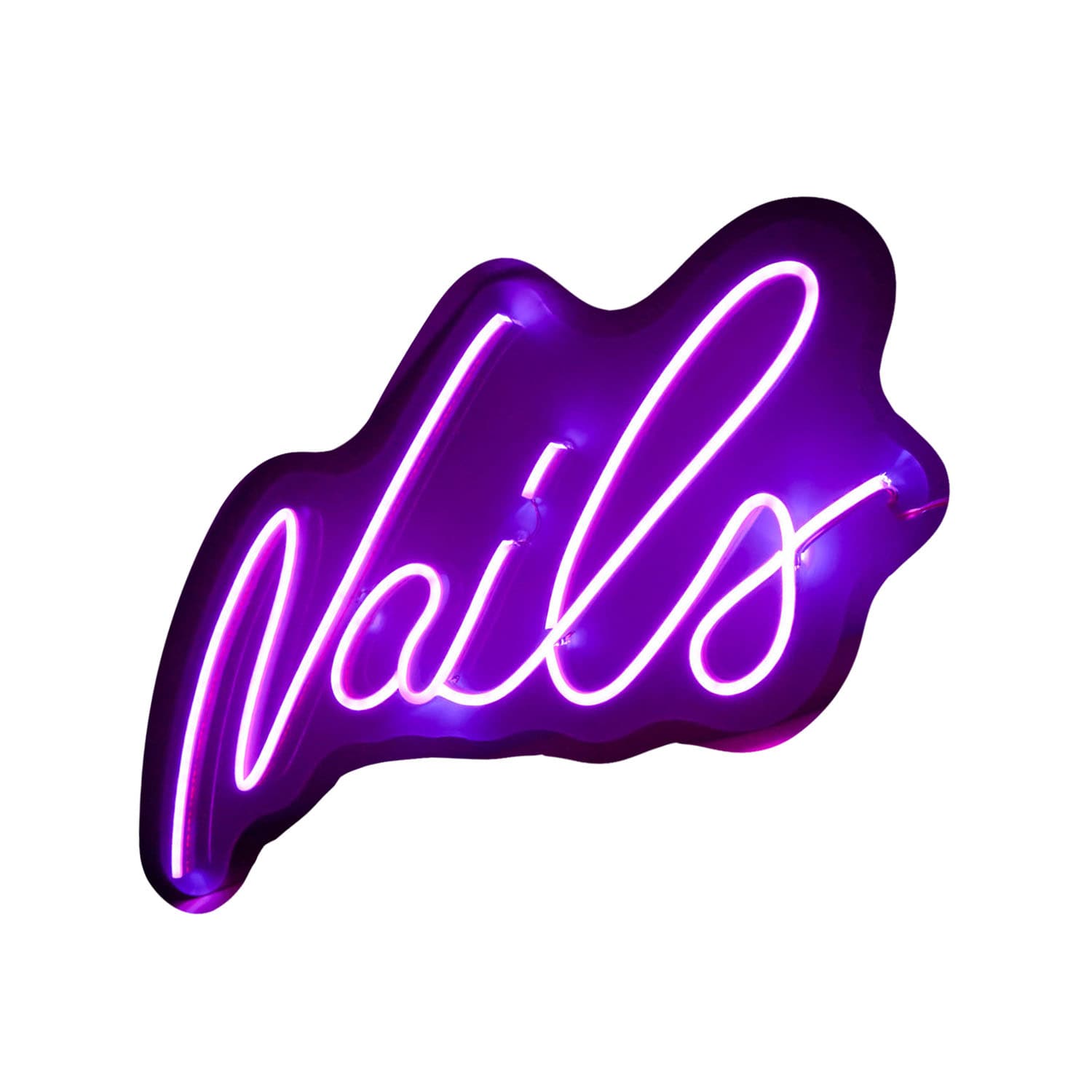 Letrero Led Neón Decorativo Uñas Nails Luminoso $786