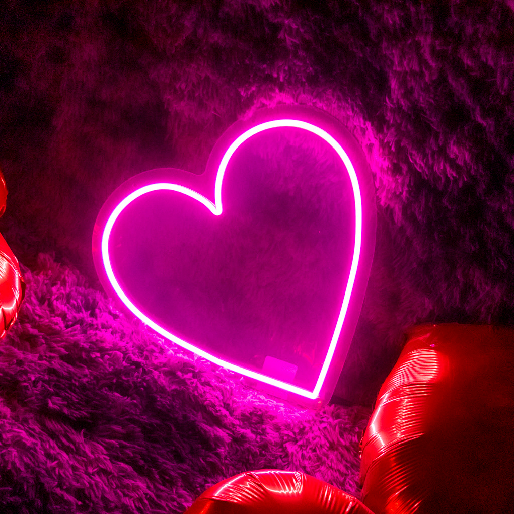 Foto 3 pulgar | Letrero Led Neón Flex  Corazón Luminoso