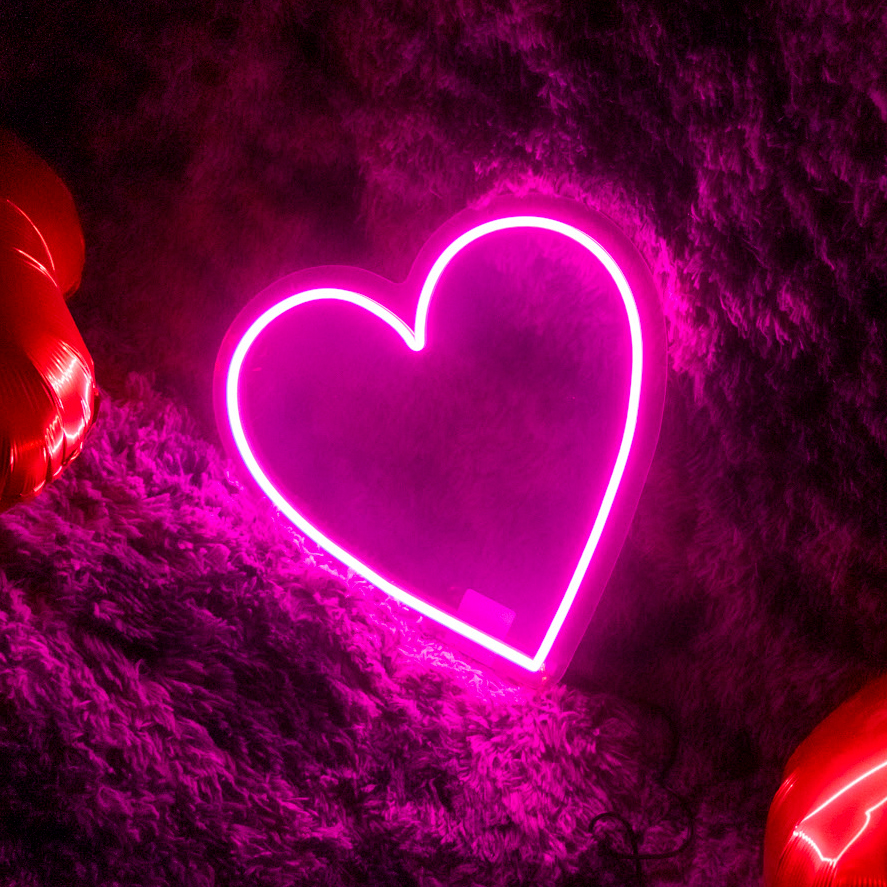 Foto 5 pulgar | Letrero Led Neón Flex  Corazón Luminoso