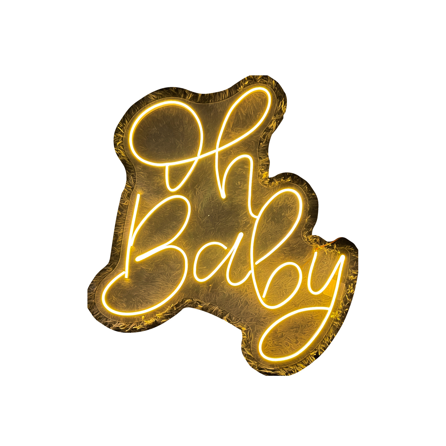 Foto 2 pulgar | Letrero Led Neón Oh Baby 2 Renglones Luminoso Decorativo