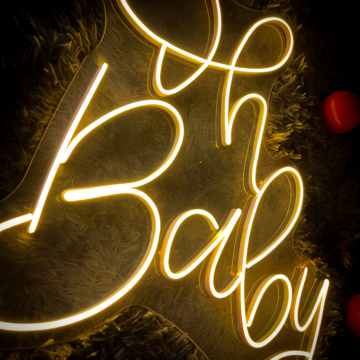Foto 5 pulgar | Letrero Led Neón Oh Baby 2 Renglones Luminoso Decorativo