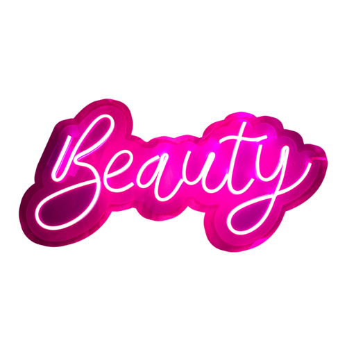Foto 1 | Letrero Led Neón Beauty Luminoso Decoracion