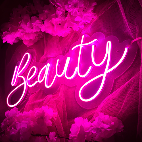 Foto 4 pulgar | Letrero Led Neón Beauty Luminoso Decoracion
