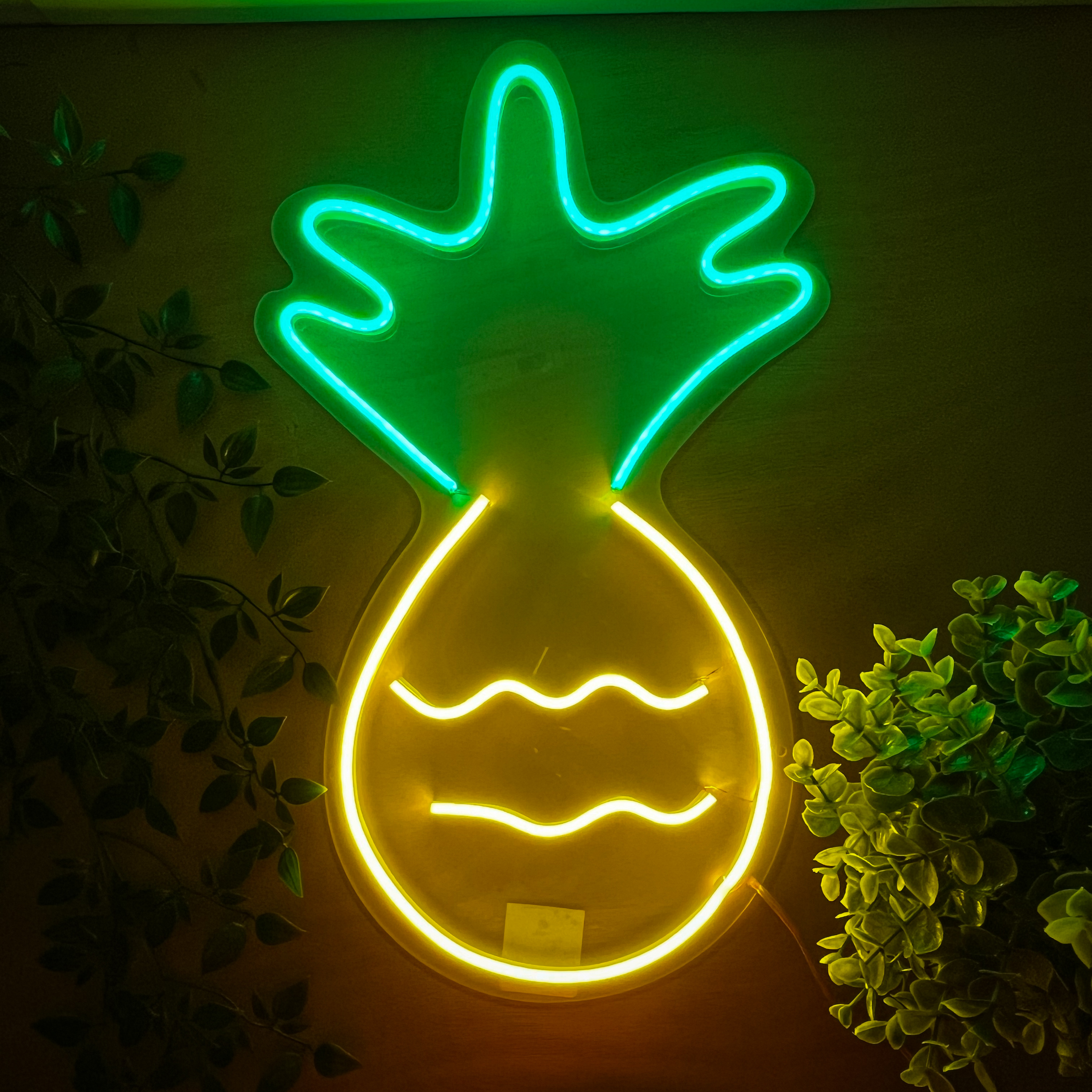 Foto 3 pulgar | Letrero Led Neón Piña Luminoso Decorativo