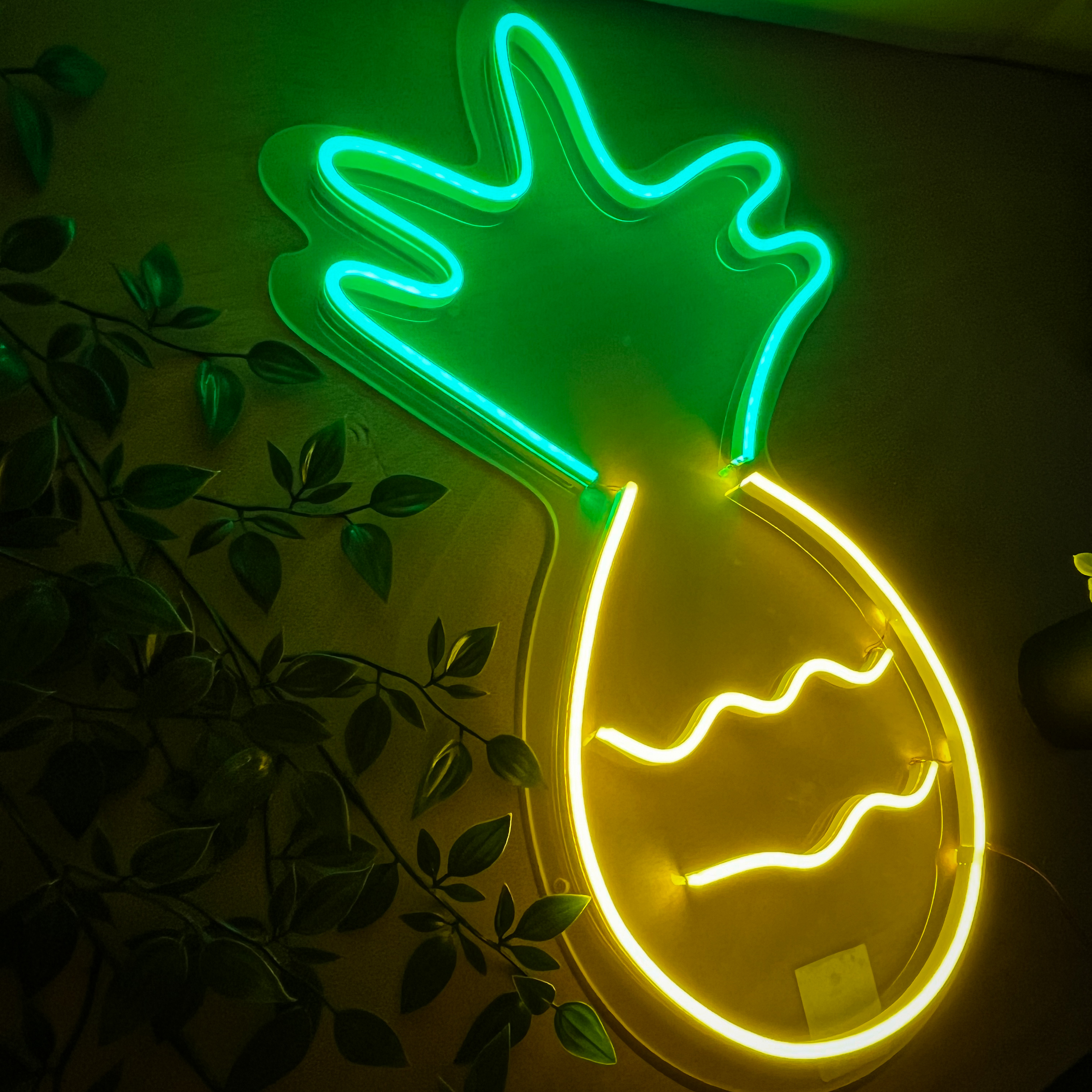 Foto 4 pulgar | Letrero Led Neón Piña Luminoso Decorativo