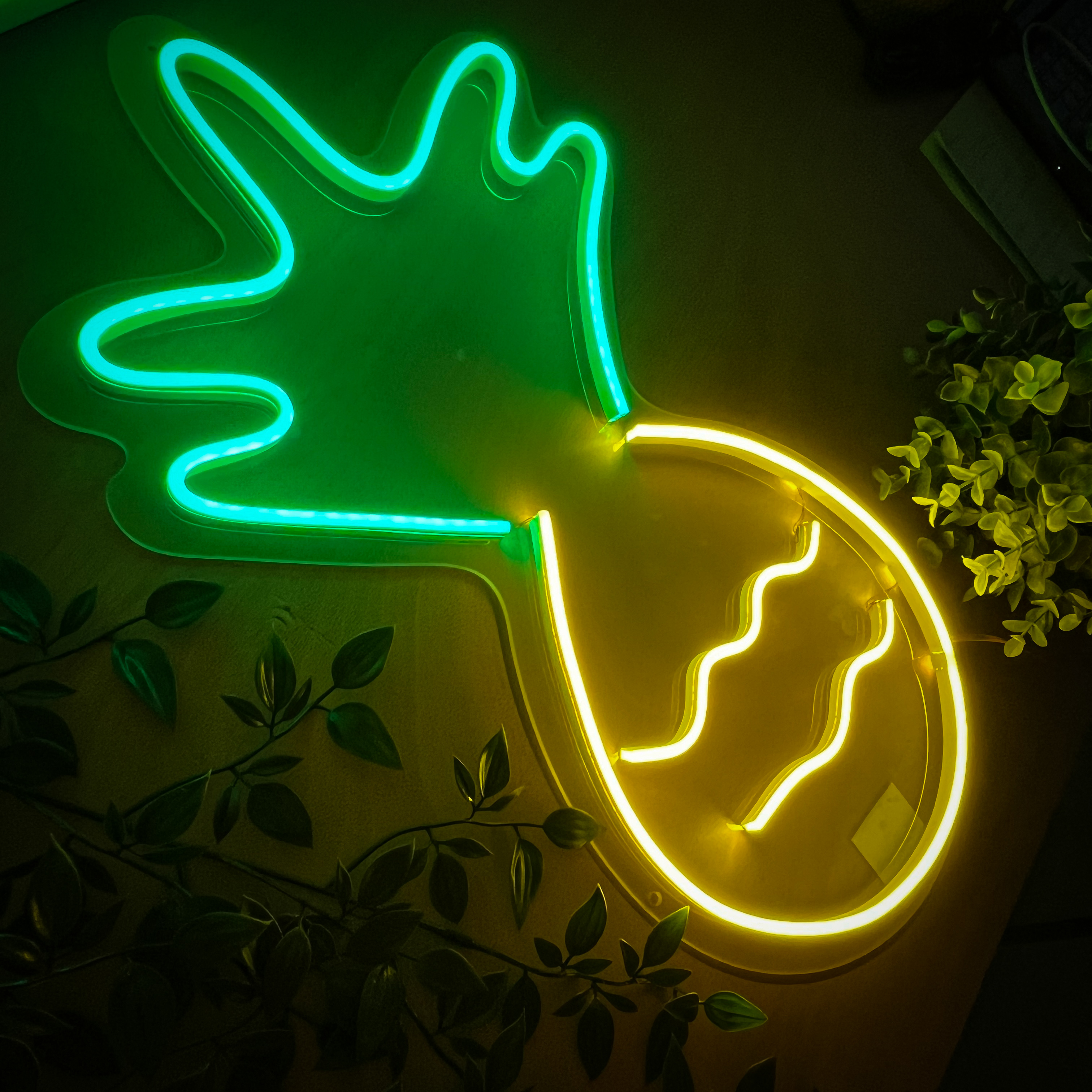 Foto 6 pulgar | Letrero Led Neón Piña Luminoso Decorativo