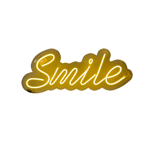 Foto 2 pulgar | Letrero Led Neón Smile Luminoso Decorativo