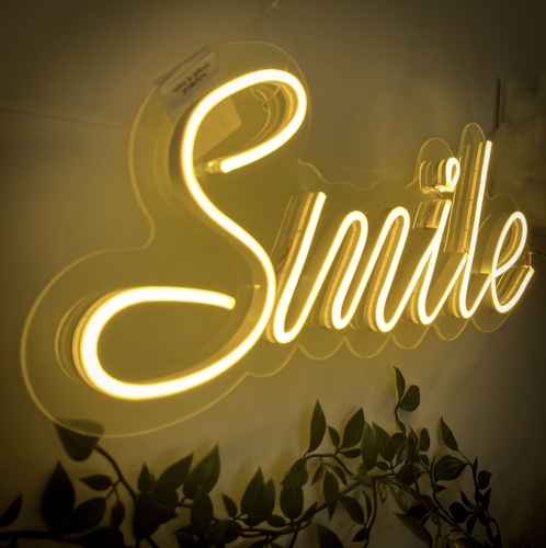 Foto 5 pulgar | Letrero Led Neón Smile Luminoso Decorativo