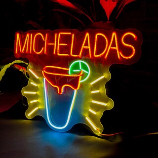 Foto 5 | Letrero Led Neón Micheladas 50 x 38 cm