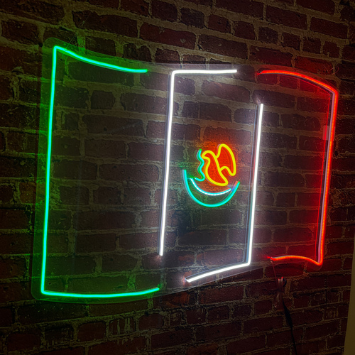 Foto 5 | Letrero Led Neón Fiestas Patrias Bandera De México Luminoso Decorativo Septiembre