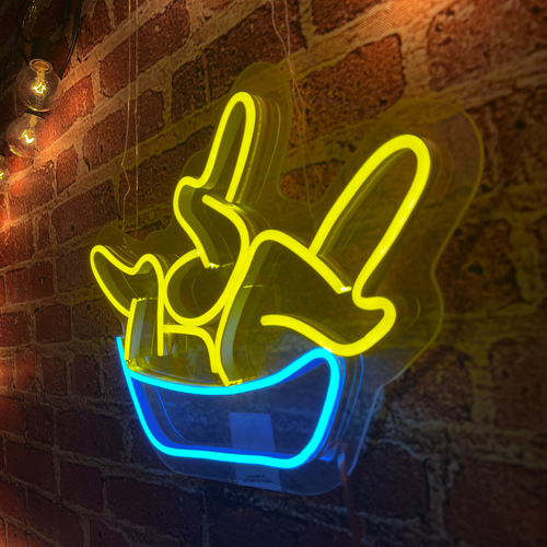 Foto 6 pulgar | Letrero Led Neón Anuncio Negocio Alitas Bar Luminoso Decorativo