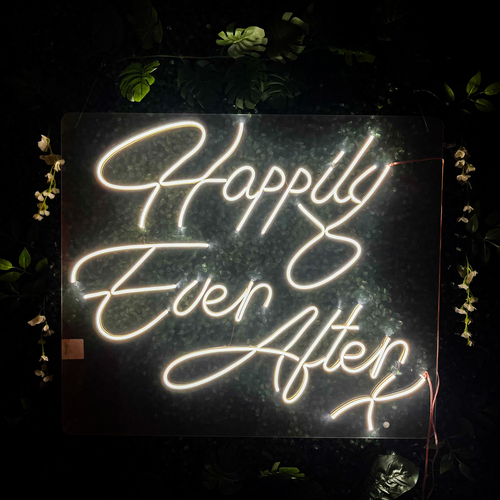 Foto 3 pulgar | Letrero Led Neón Happily Ever After Decorativo Luminoso Eventos