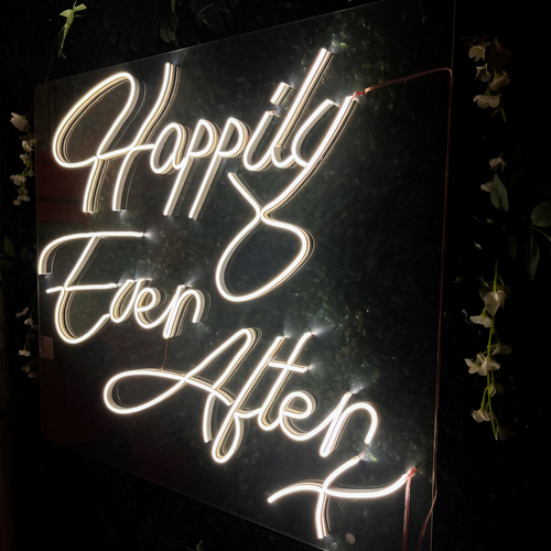 Foto 4 pulgar | Letrero Led Neón Happily Ever After Decorativo Luminoso Eventos