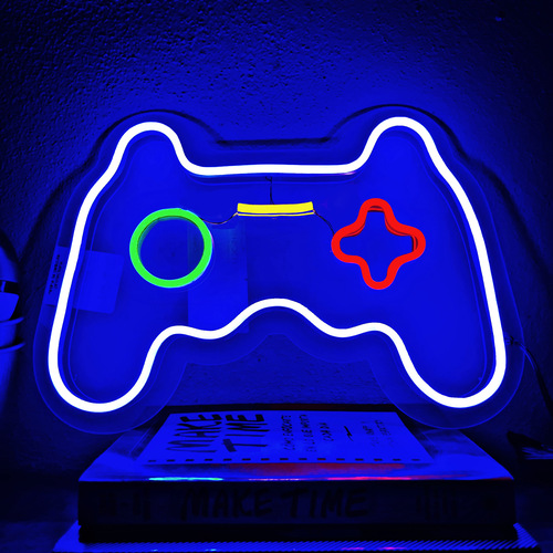 Foto 3 pulgar | Letrero Led Neón Control De Videojuego Luminoso