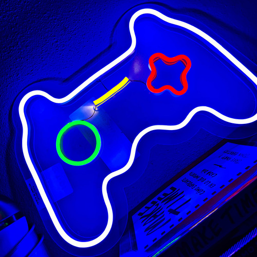 Foto 3 | Letrero Led Neón Control De Videojuego Luminoso