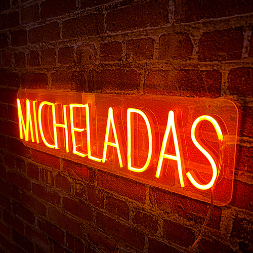 Foto 4 pulgar | Letrero Led Neón Micheladas Luminoso Decorativo