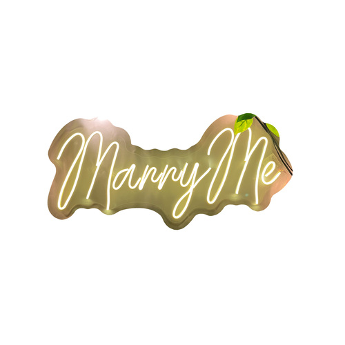 Foto 2 pulgar | Letrero Led Neón Marry Me Luminoso Decorativo