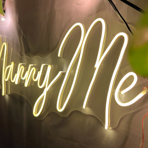 Foto 3 | Letrero Led Neón Marry Me Luminoso Decorativo