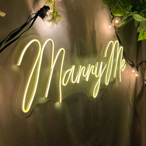Foto 5 pulgar | Letrero Led Neón Marry Me Luminoso Decorativo