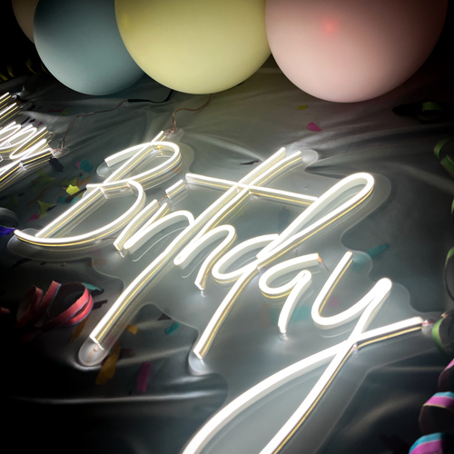 Foto 6 pulgar | Letrero Led Neón Happy Birthday Luminoso Decorativo Cumpleaños Evento Fiesta