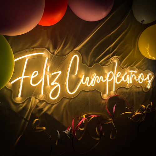Foto 4 | Letrero Led Neón 'Feliz Cumpleaños' Luminoso Evento
