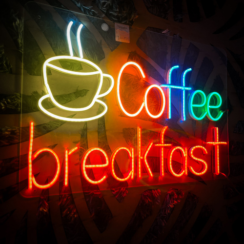 Foto 4 | Letrero Led Neón Isha Láser 'Coffe Breakfast'