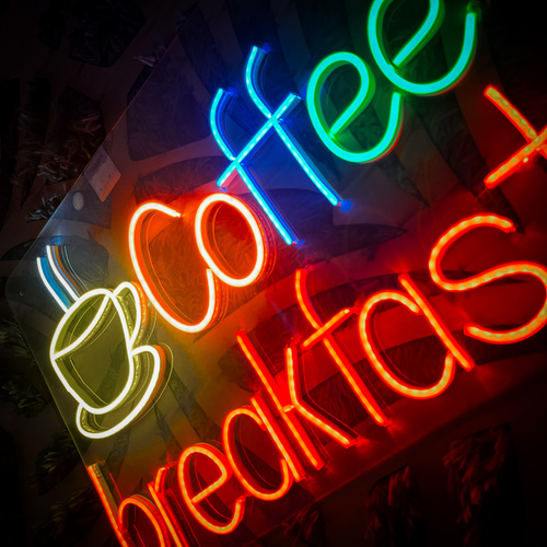 Foto 5 | Letrero Led Neón Isha Láser 'Coffe Breakfast'