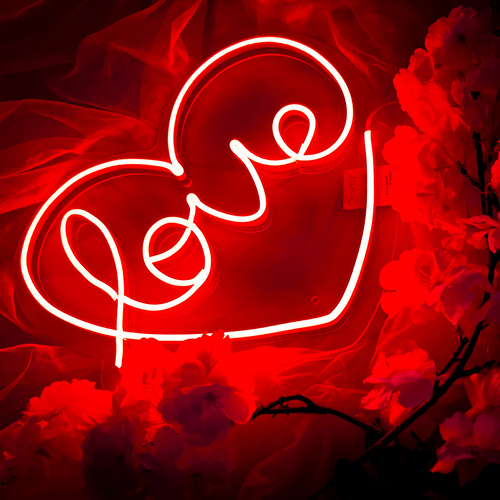 Foto 5 | Letrero Led Neón Isha Láser 'Love' Amor 14 de Febrero Corazón