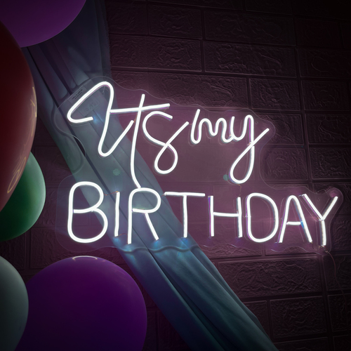 Foto 4 | Letrero Led Neón Isha Láser 'It's My Birthday'