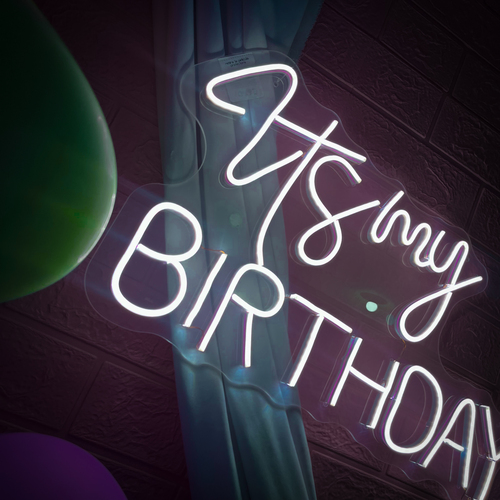 Foto 5 | Letrero Led Neón Isha Láser 'It's My Birthday'