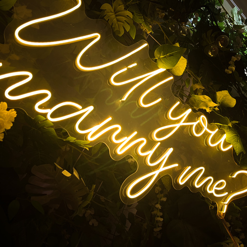 Foto 5 | Letrero Led Neón Isha Láser 'Will You Merry Me?' Boda Decoración