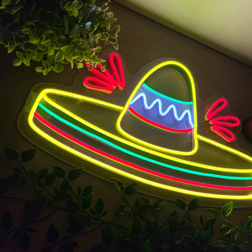Foto 5 | Letrero de Neón Isha Láser Fiestas Patrias 16 de Septiembre Sombrero